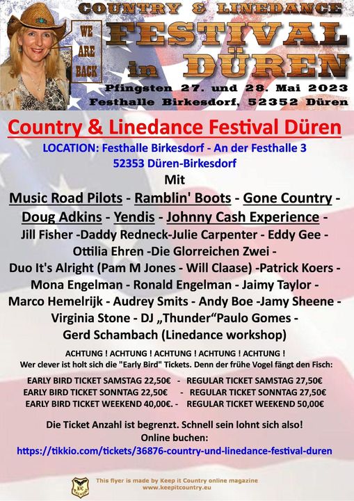 Großes Country- und Line Dance-Festival Düren