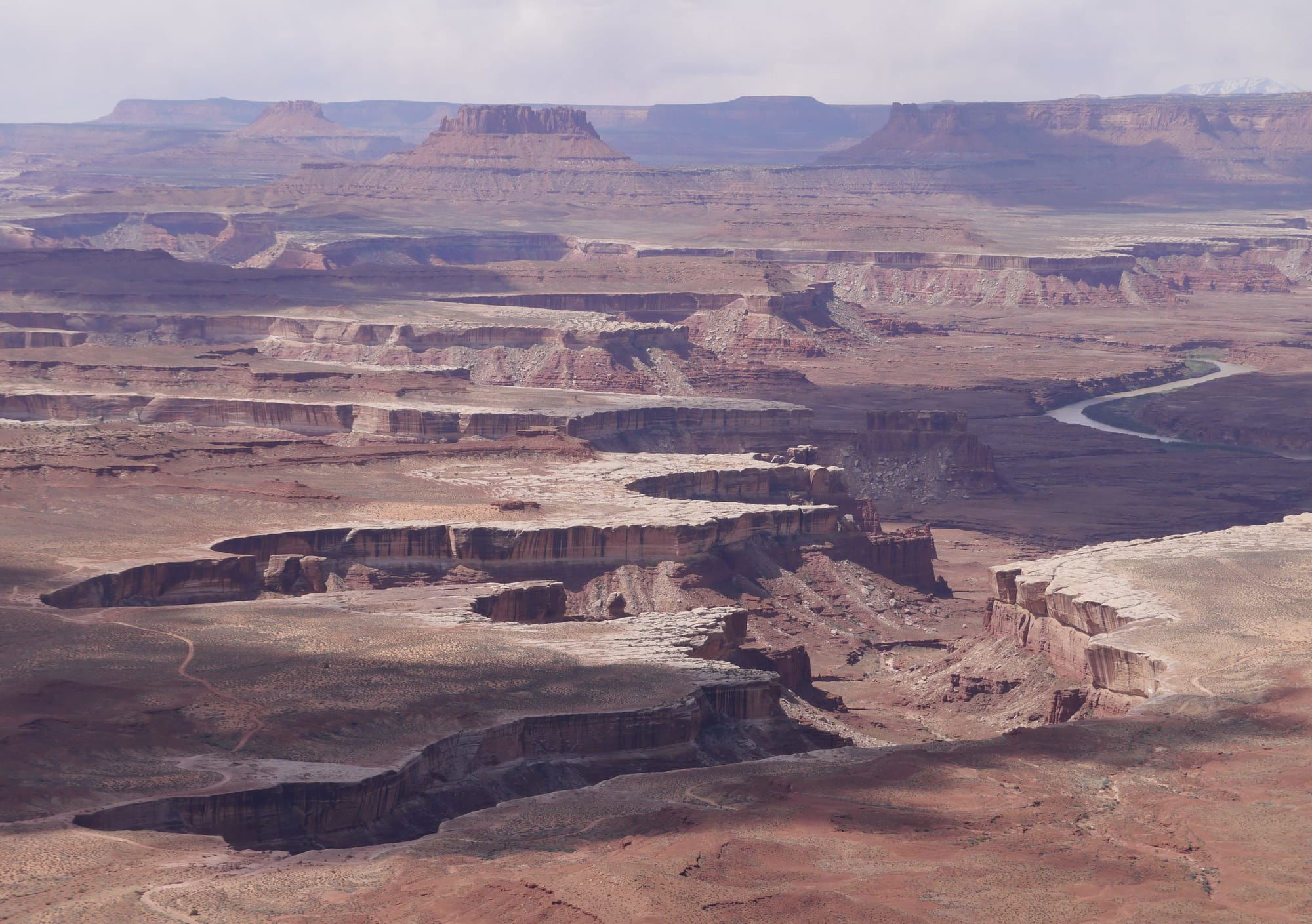 The White Rim in Canyonlands NP