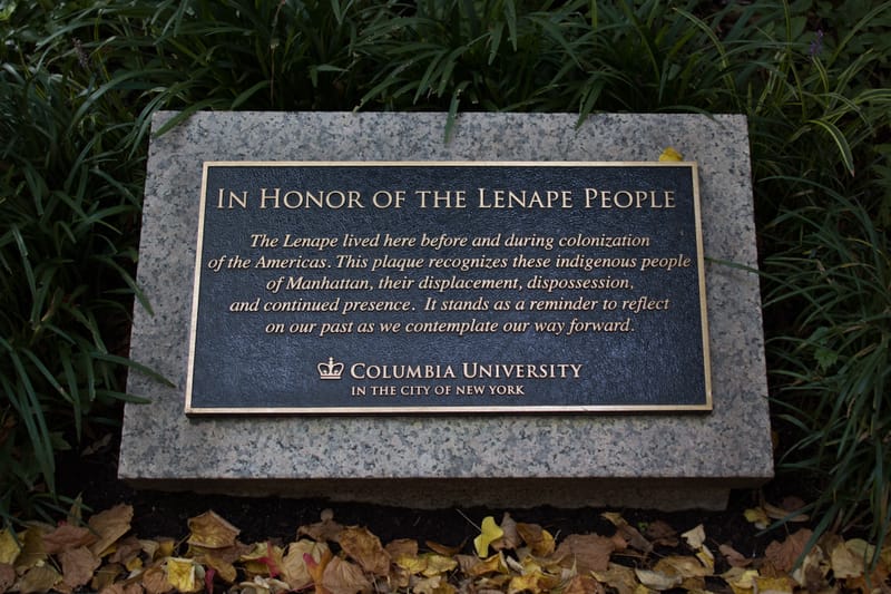 Lenape Plaque