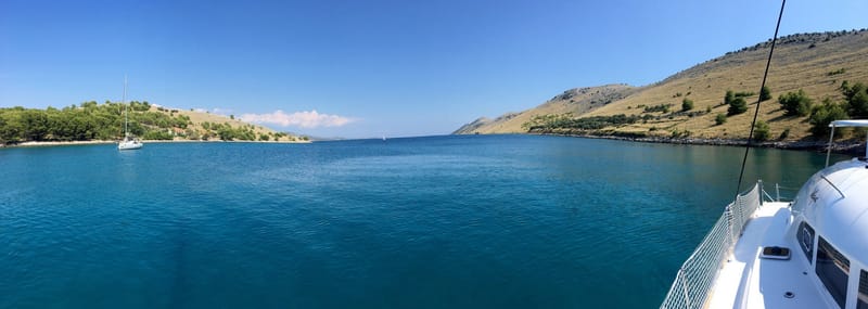 Segeltörn auf dem Katamaran, Kroatien 2023