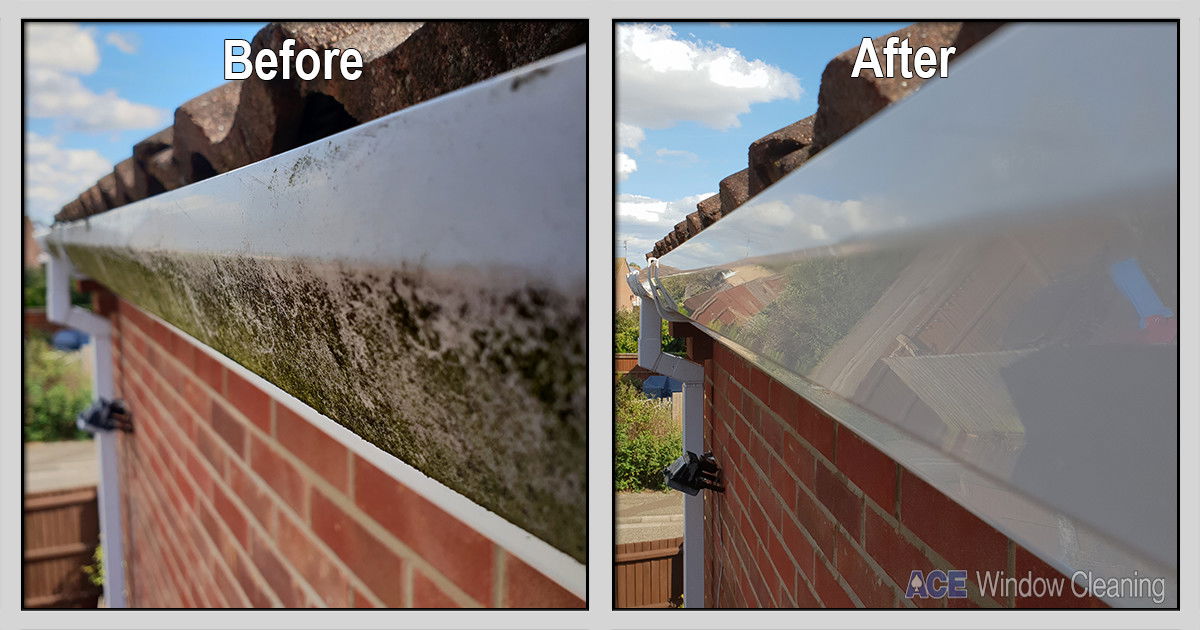 Clean guttering