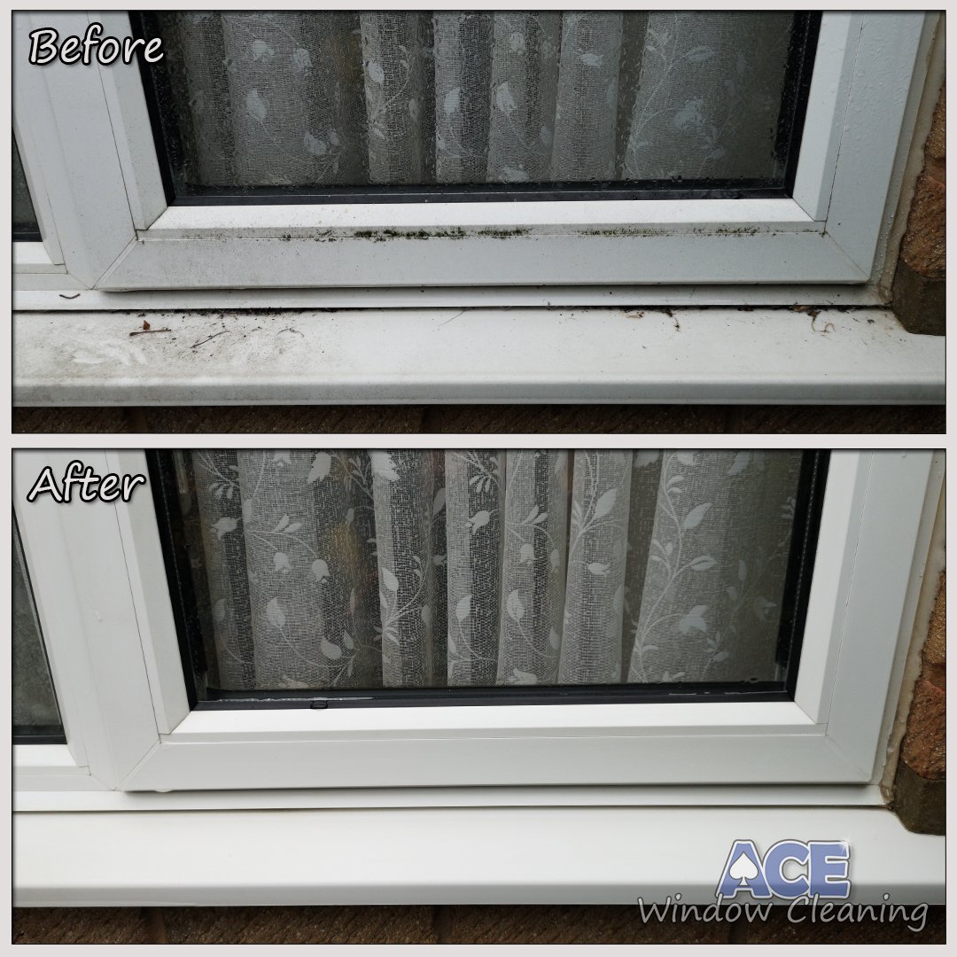 Ace Window Cleaning Before and After