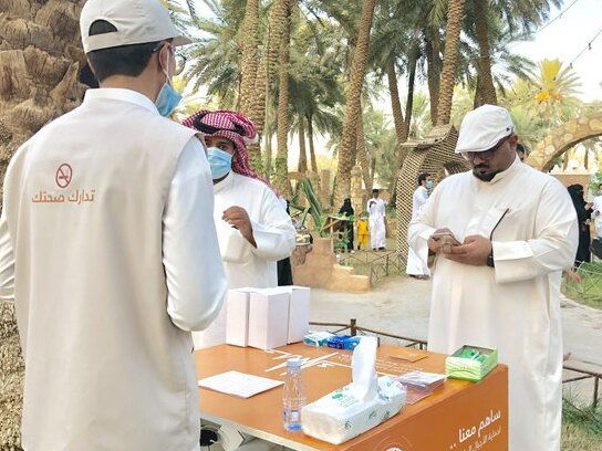 نافذة تدارك تتواجد في مهرجان التين الأول بالقصيم