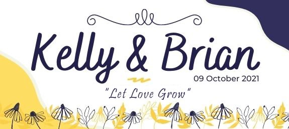 A wedding For Kelly & Brian
