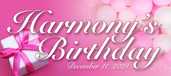 Harmony's Birthday Party