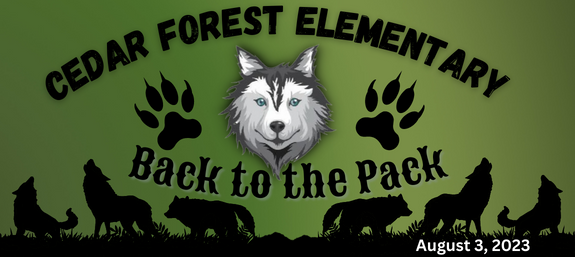 Cedar Forest Elementary Back To The Pack