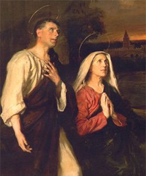 SAINT MONICA AND SAINT AUGUSTINE