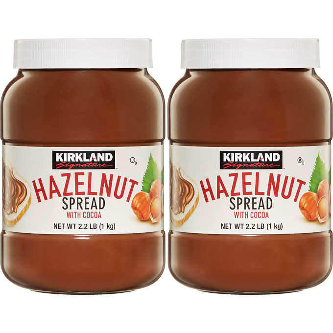 Kirkland Signature Hazelnut Spread 1 Kg. 1 Jar. TASTE LIKE NUTELLA