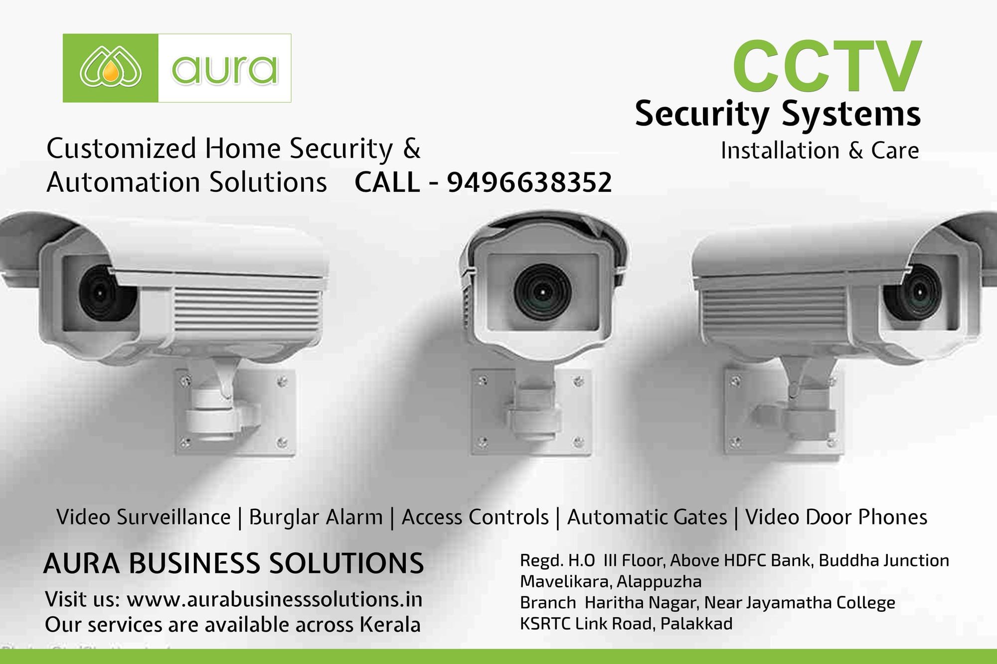 Aura - Leading CCTV Dealers, CCTV Camera Installation Service in Coimbatore