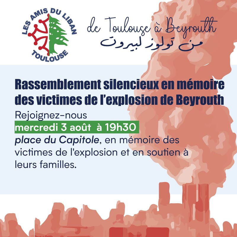 Rassemblement silencieux en mémoire des victimes de l'explosion de Beyrouth