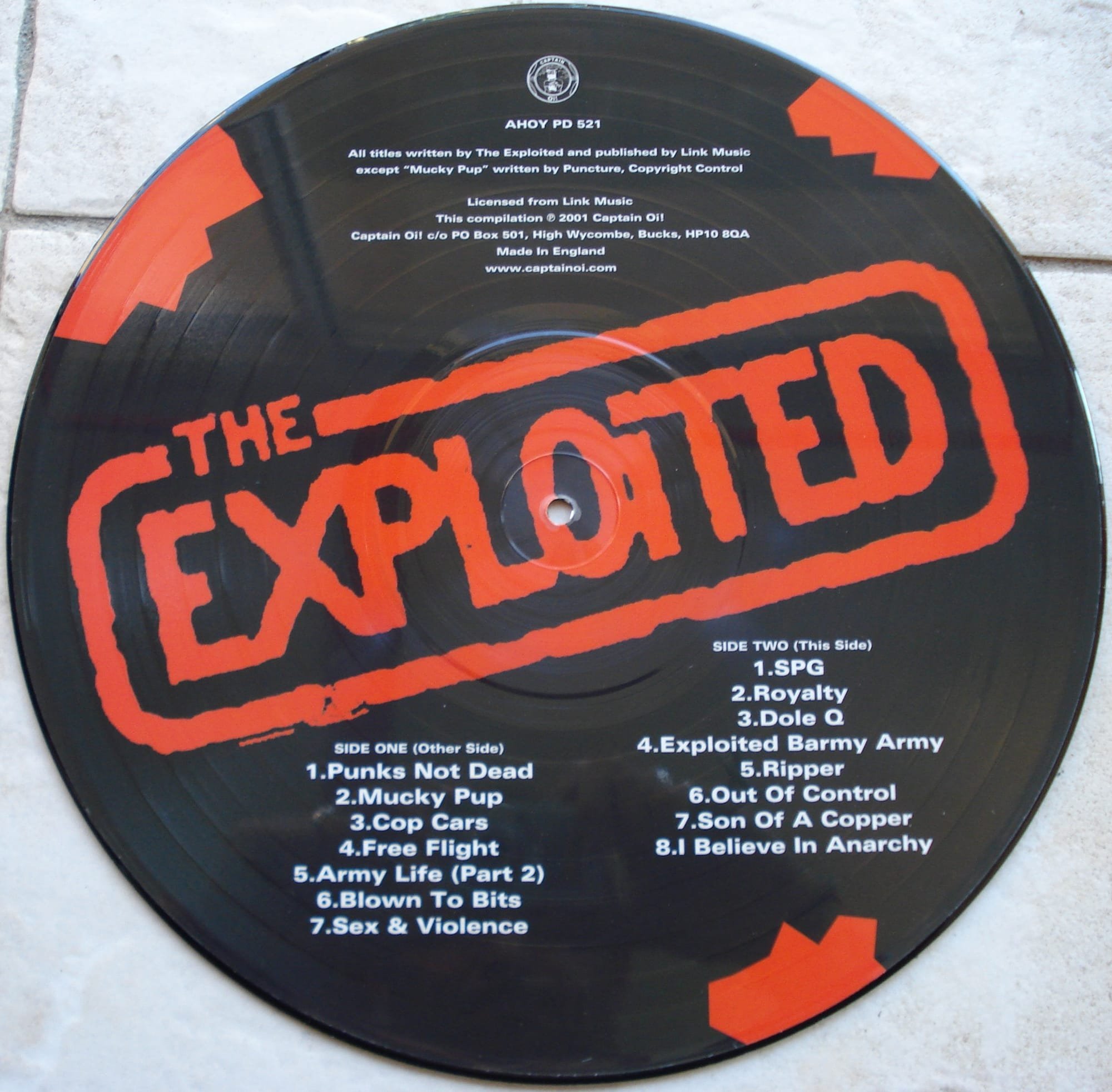 Vinyl 12 / 33 tours - THE EXPLOITED collection