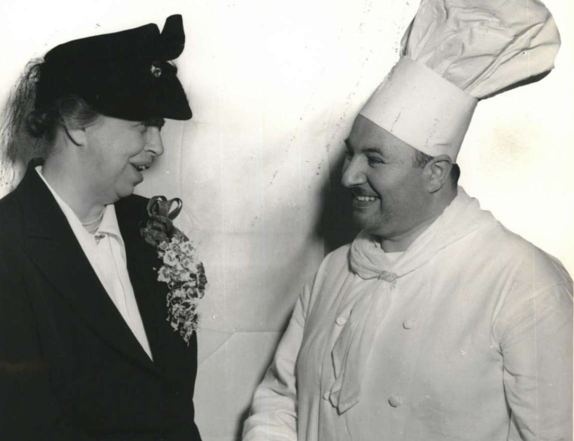 George Mardikian and Elanor Roosevelt