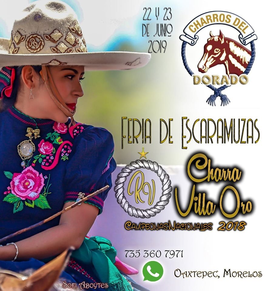 Feria de Escaramuzas en Oaxtepec en honor a Villa Oro
