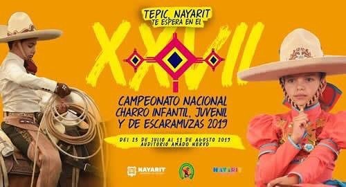 Programa de competencias del XXVII Campeonato Nacional Charro Infantil, Juvenil y de Escaramuzas 2019