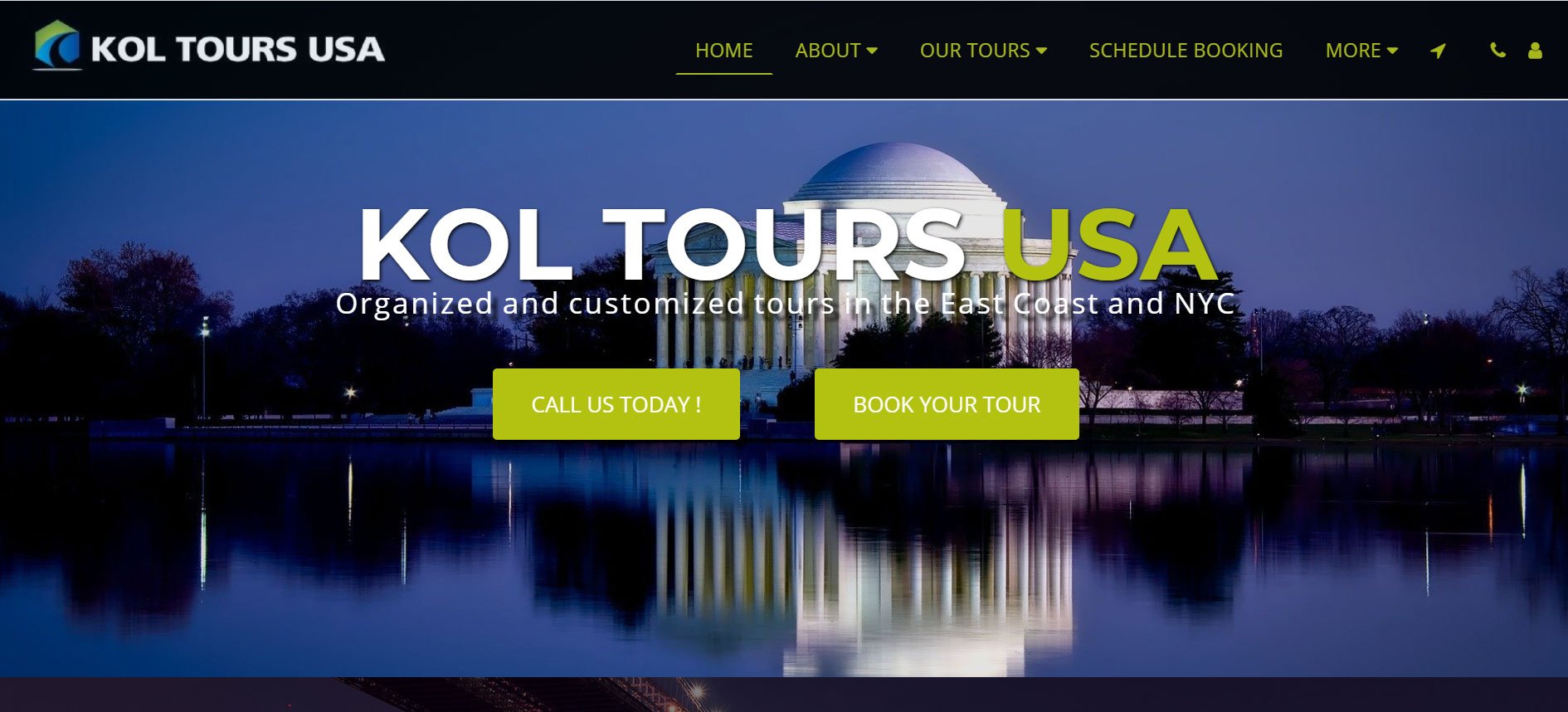 Organized tours in the USA