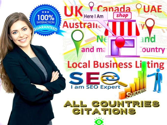 I will do 350 local SEO citations manually for all countries
