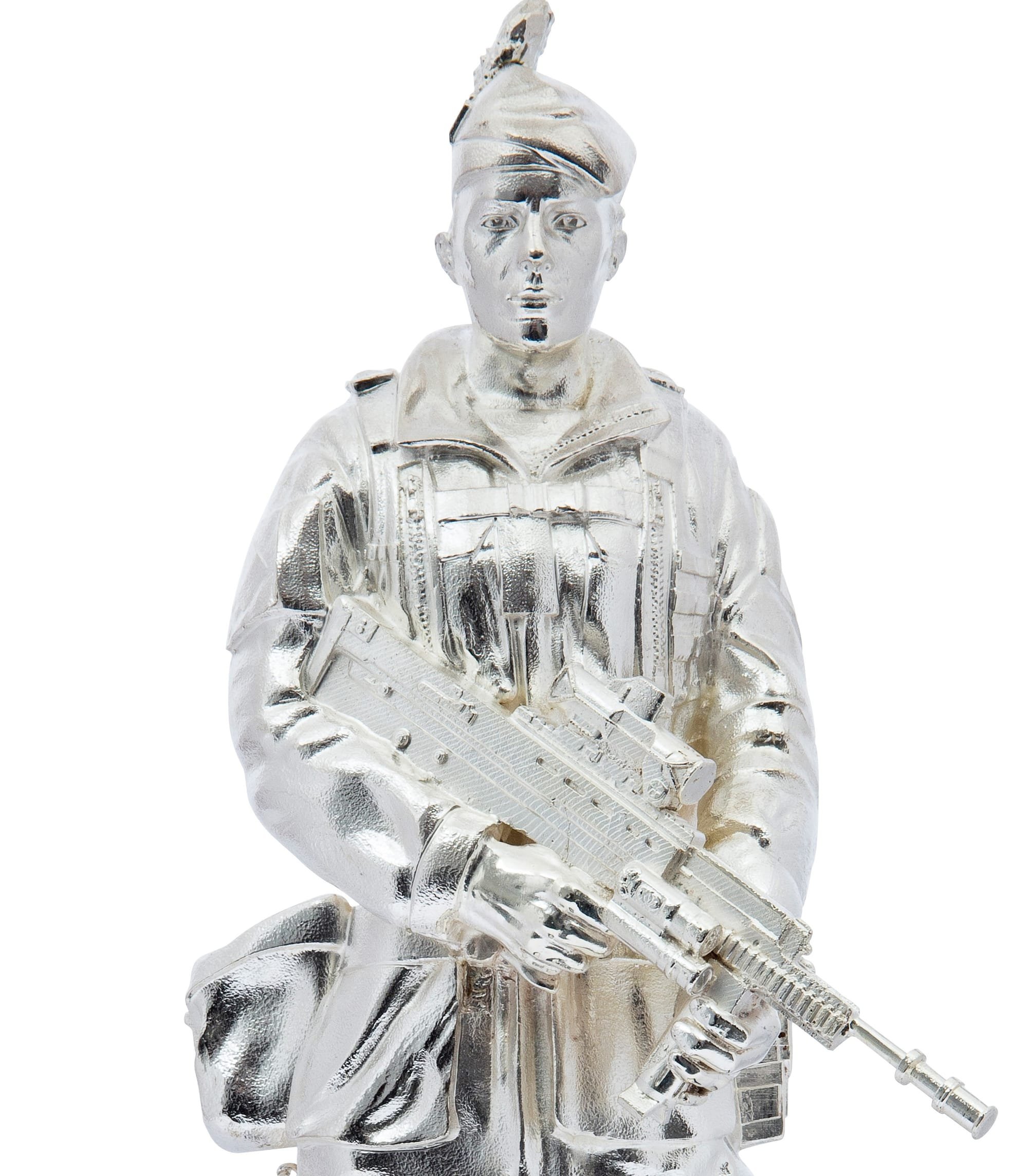Commemorative military silver model