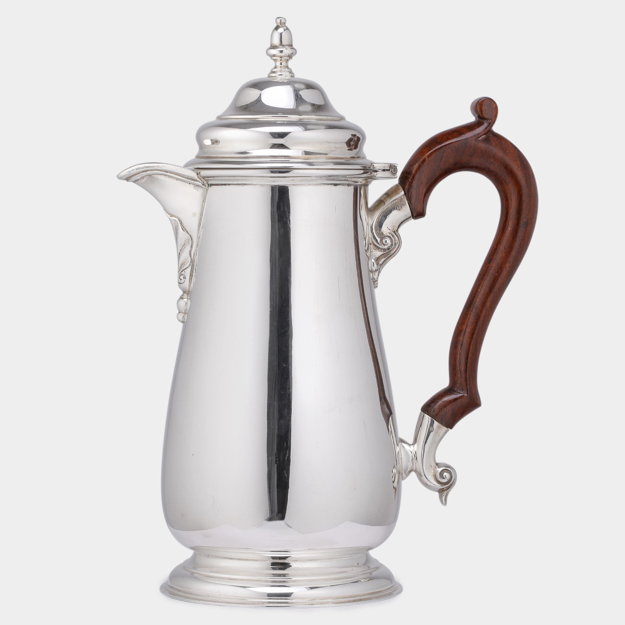Antique silver coffee pot