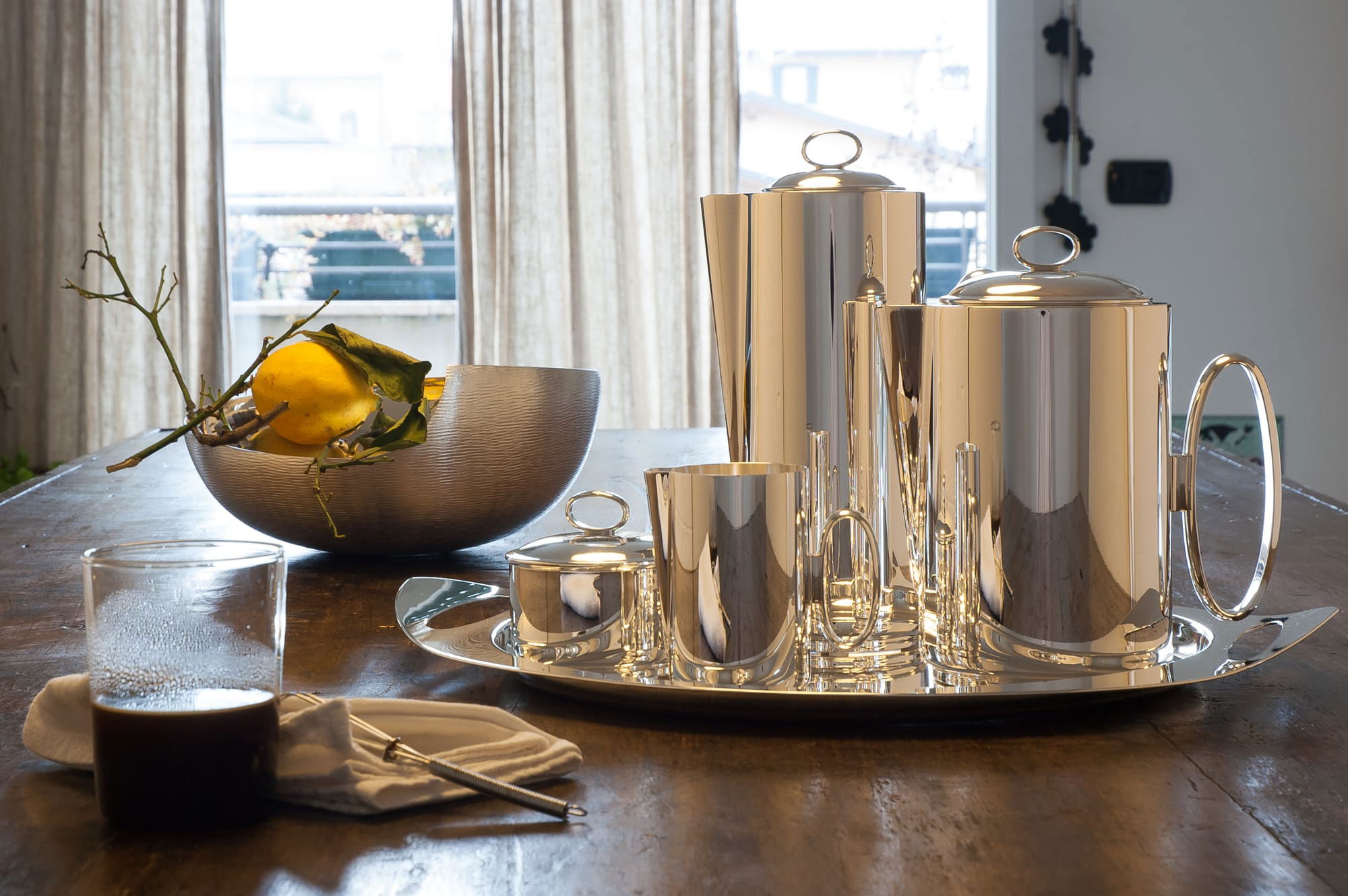 Silver tea & coffee set