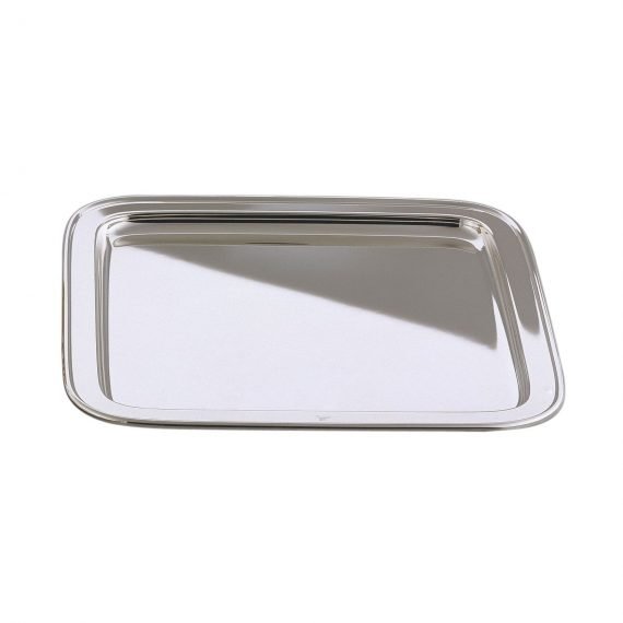 Silver drinks tray