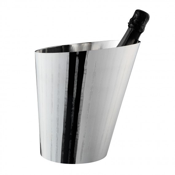 Silver wine or champagne cooler