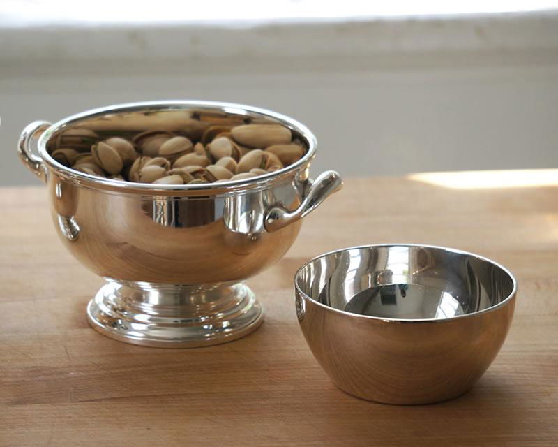 Silver-plated bowls