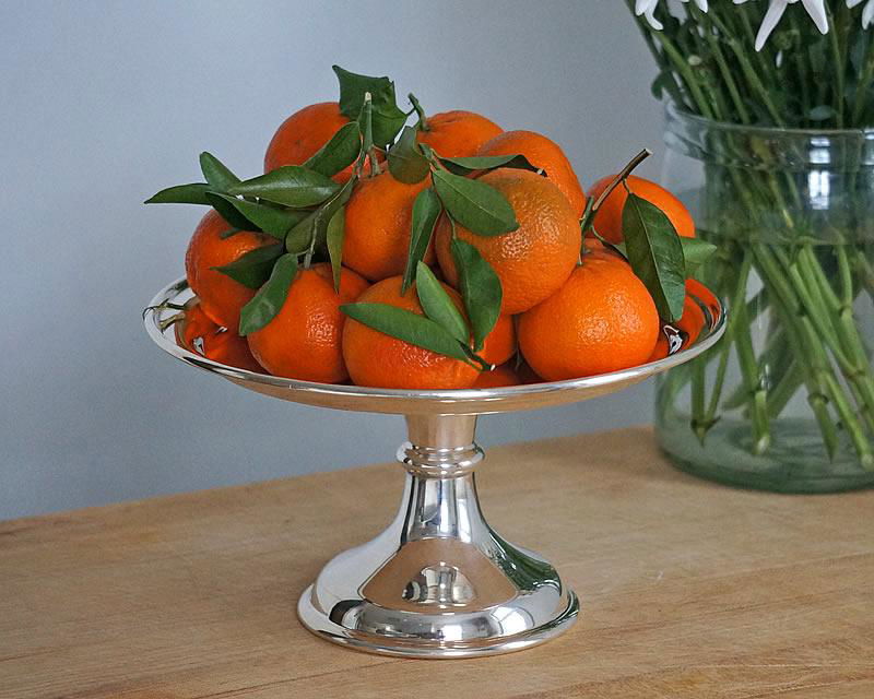 Silver-plated cake stand
