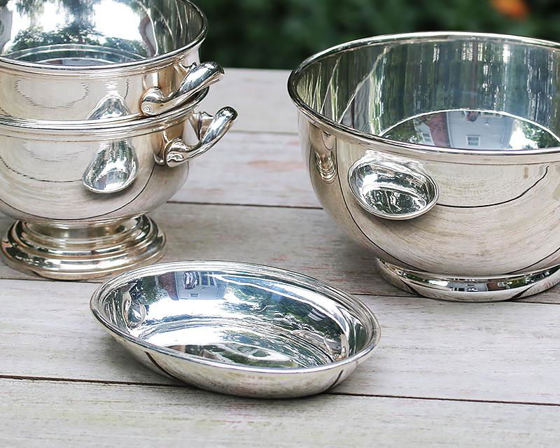 Silver-plated tableware