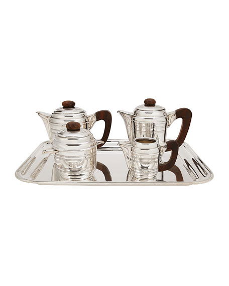 Art Deco style silver-plated tea & coffee service