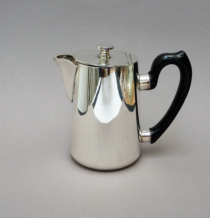 Silver plated hotel coffee pot