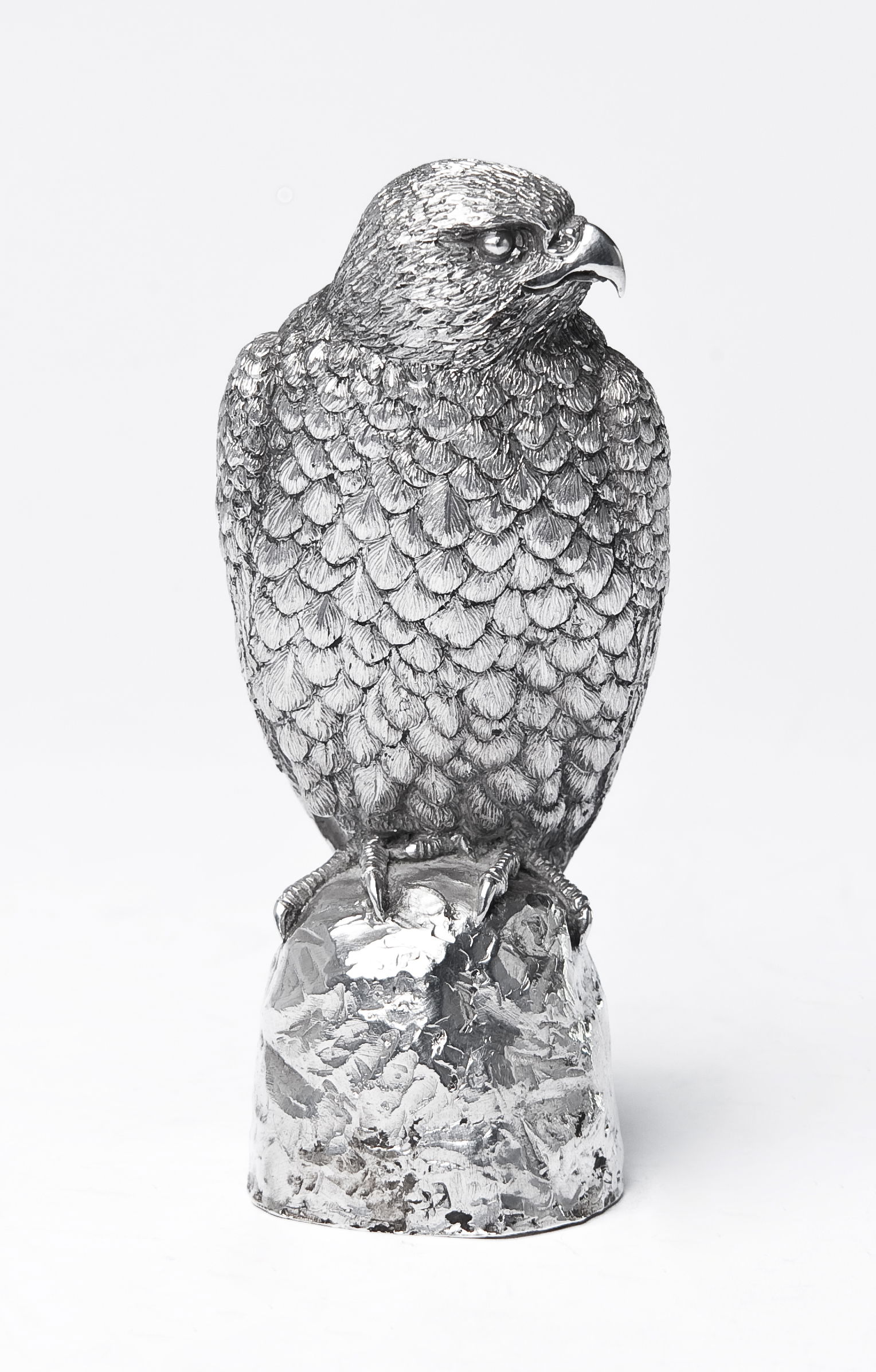 Bespoke silver kestrel