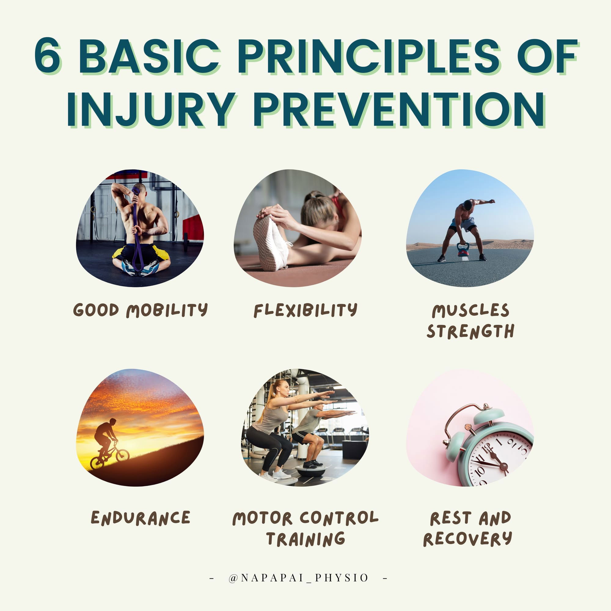 💡6 Basic Principles of Injury Prevention - NAPAPAI CLINIC