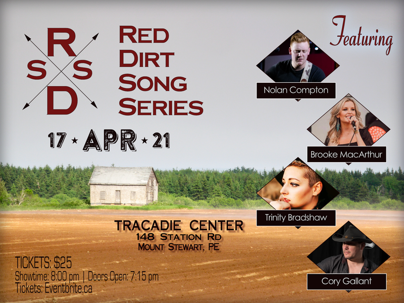 Red Dirt Song Series @ Tracadie Center