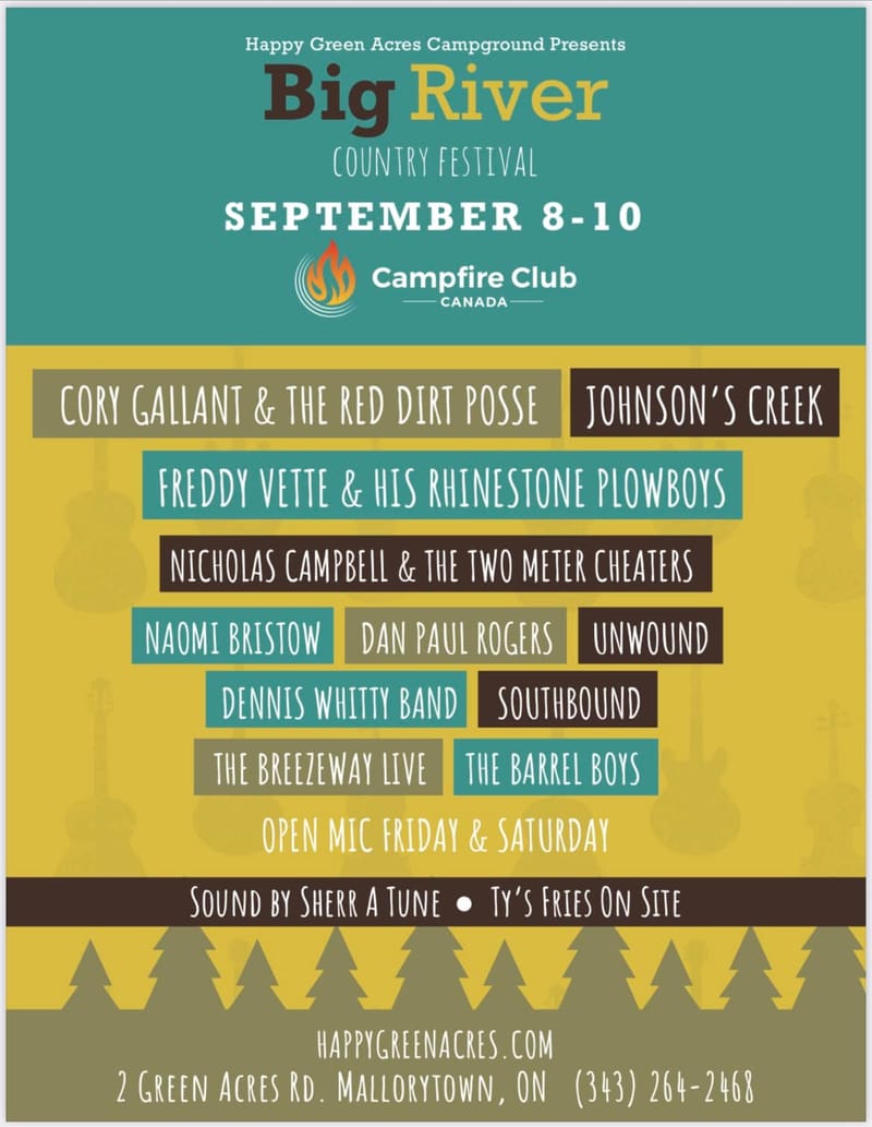 Cory & The Red Dirt Posse @ Big River Country Festival