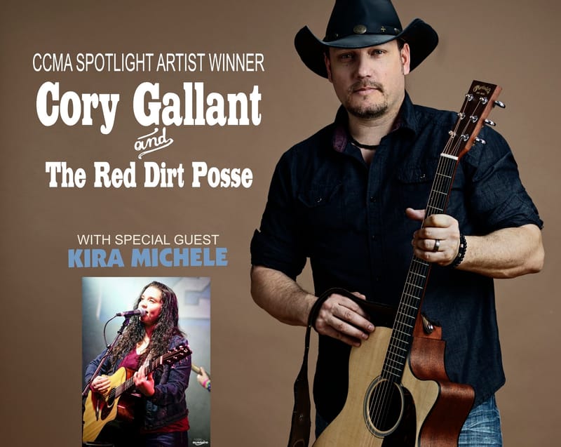 Cory Gallant & The Red Dirt Posse at the Red Dog Saloon (Outdoor Concert - weather permitting) - ages 21+
