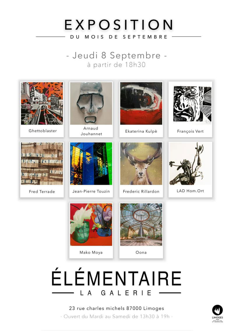 exposition Elémentaire la Galerie