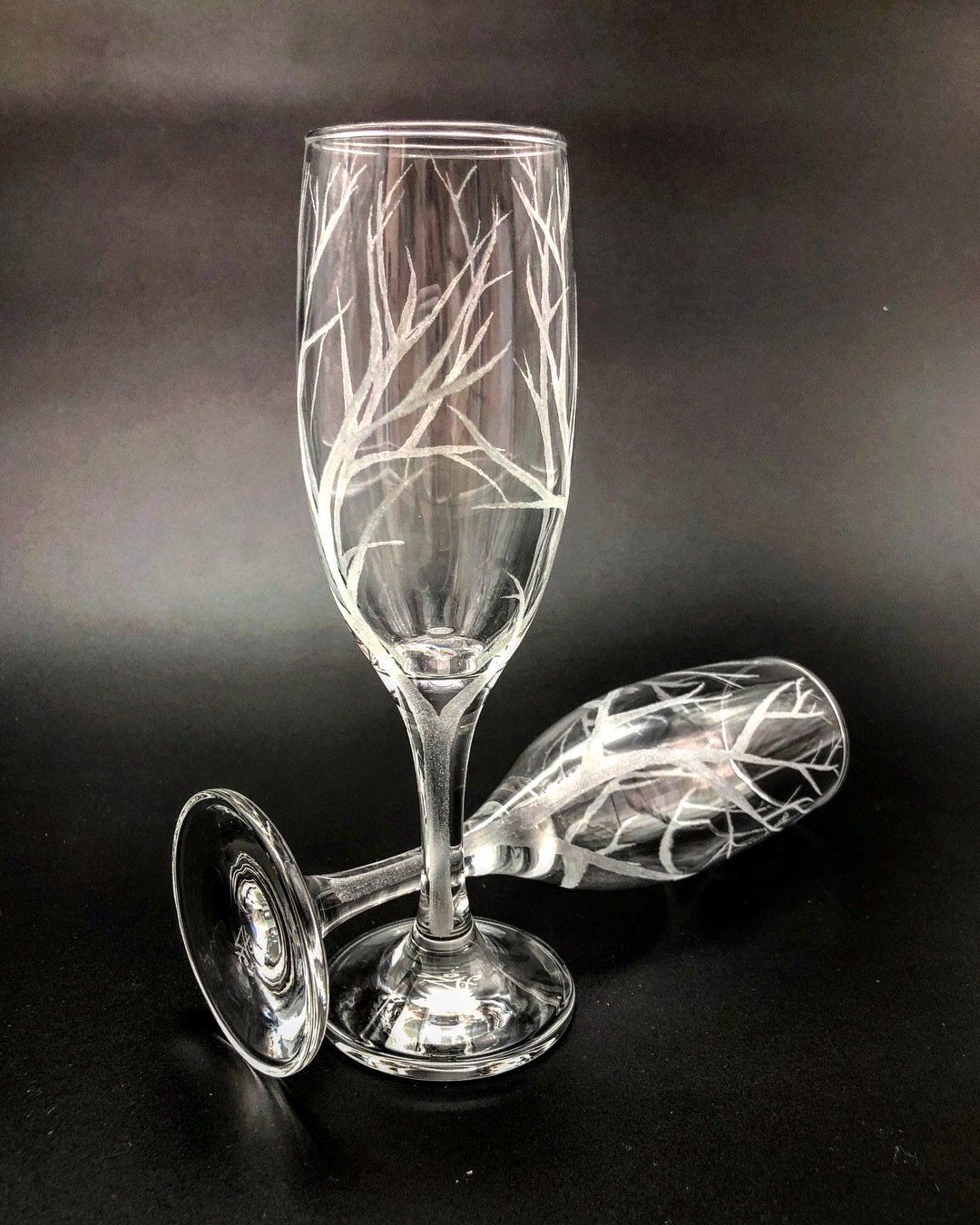 Branches Champagne Glasses