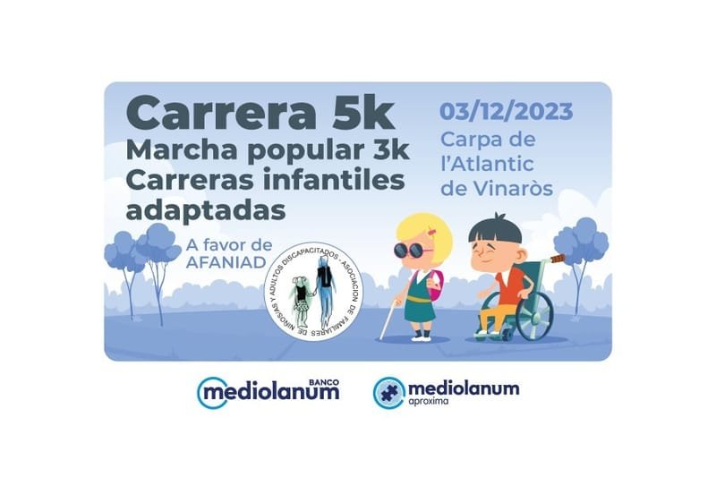 carrera 5k, Caminata popular 3K y carrera infantil adaptada