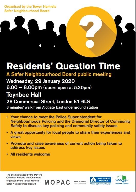 Safer Neighbourhood Board - Public Meeting