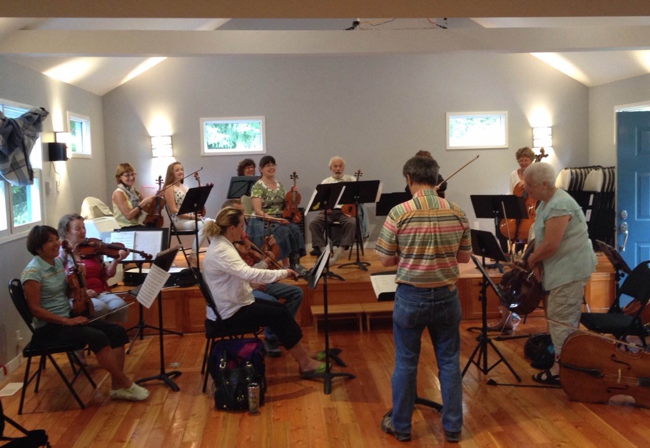 Mountainside music camp in Nelson- conducted by Jeff Plotnick