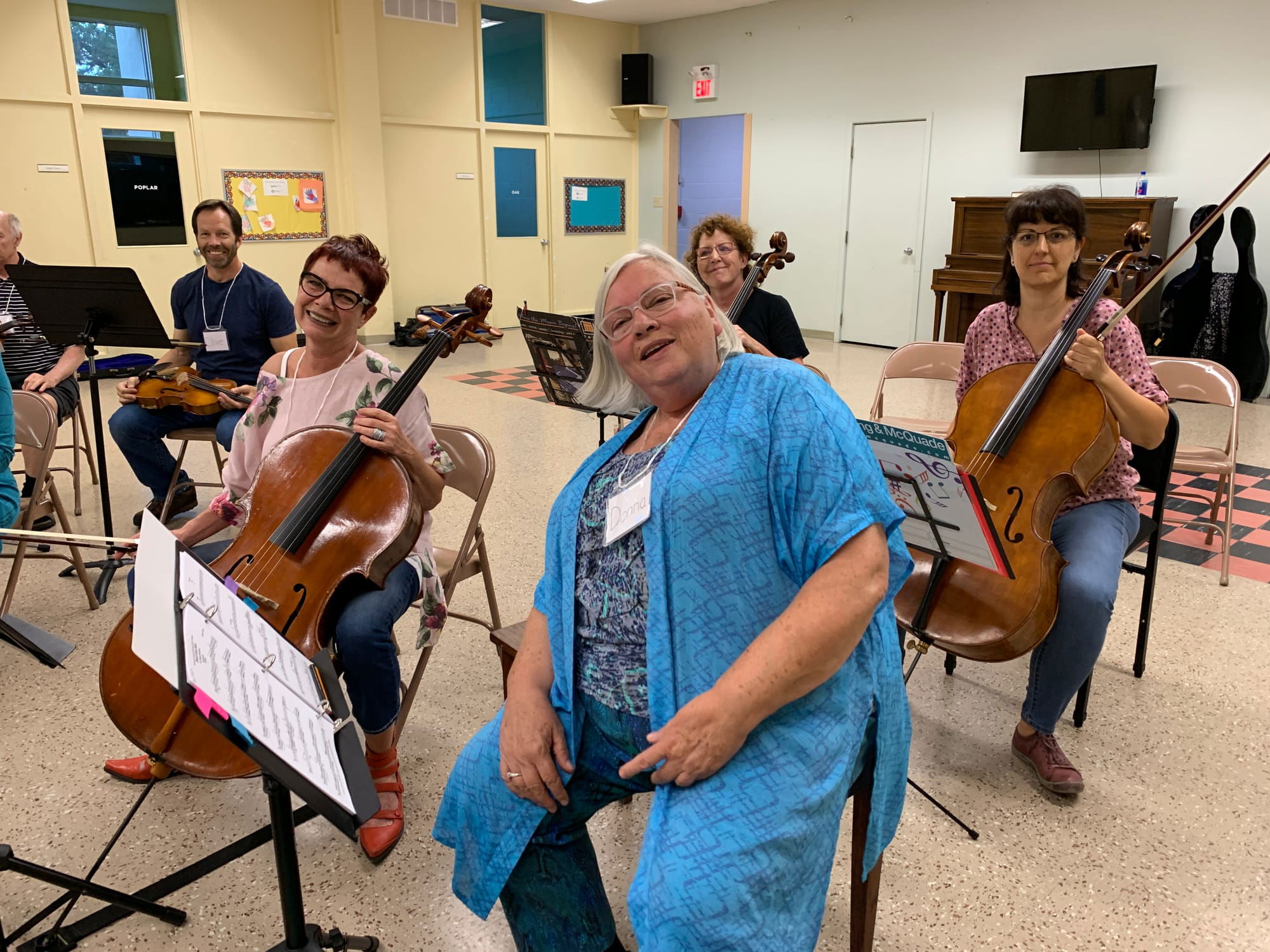 A strong cello section - what a nice change!