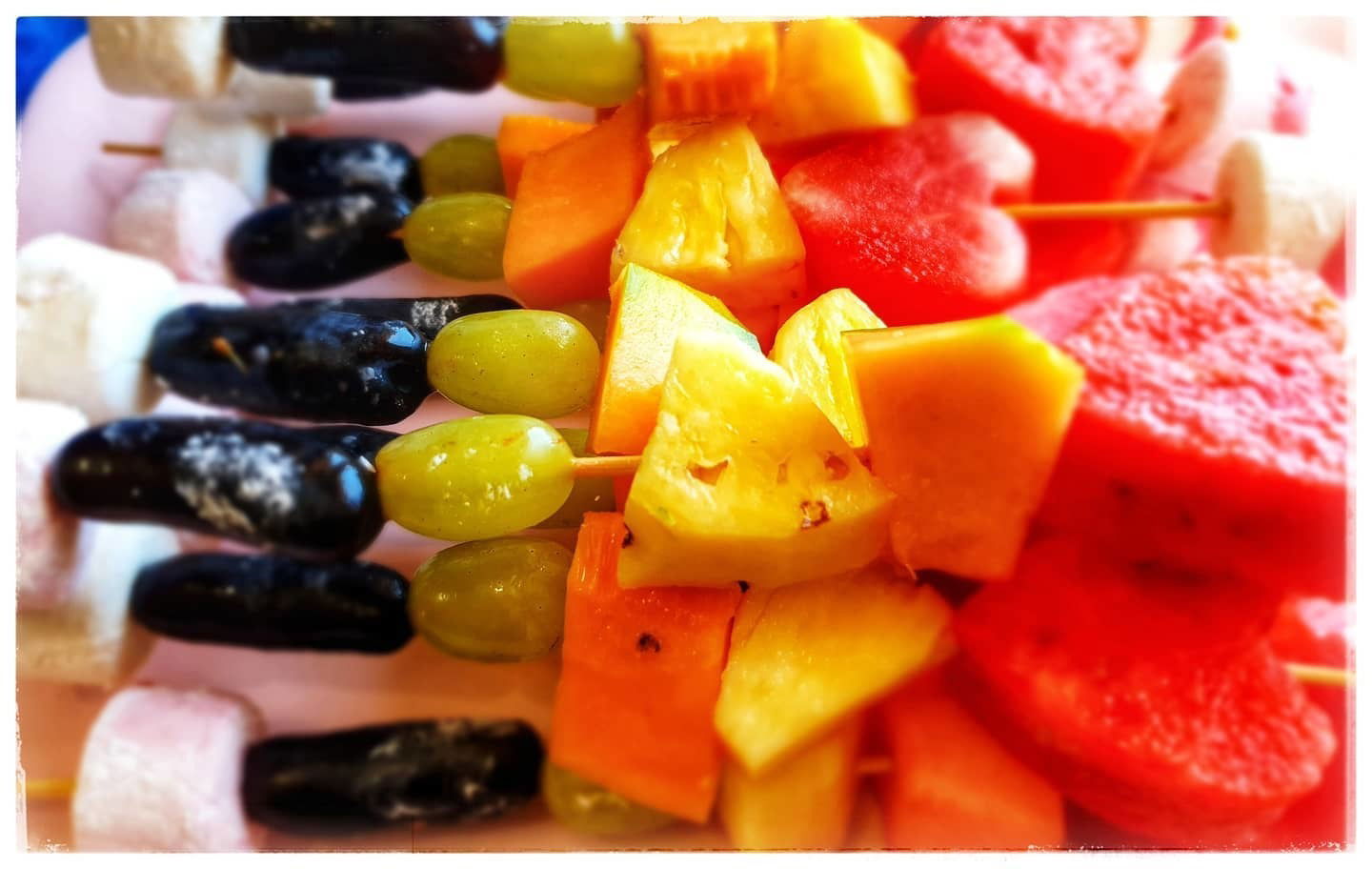 Organic Fruit and Mellow Skewers