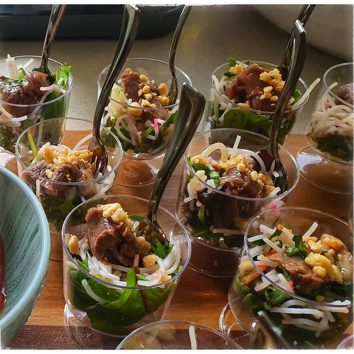 Mini Thai Beef Salads
