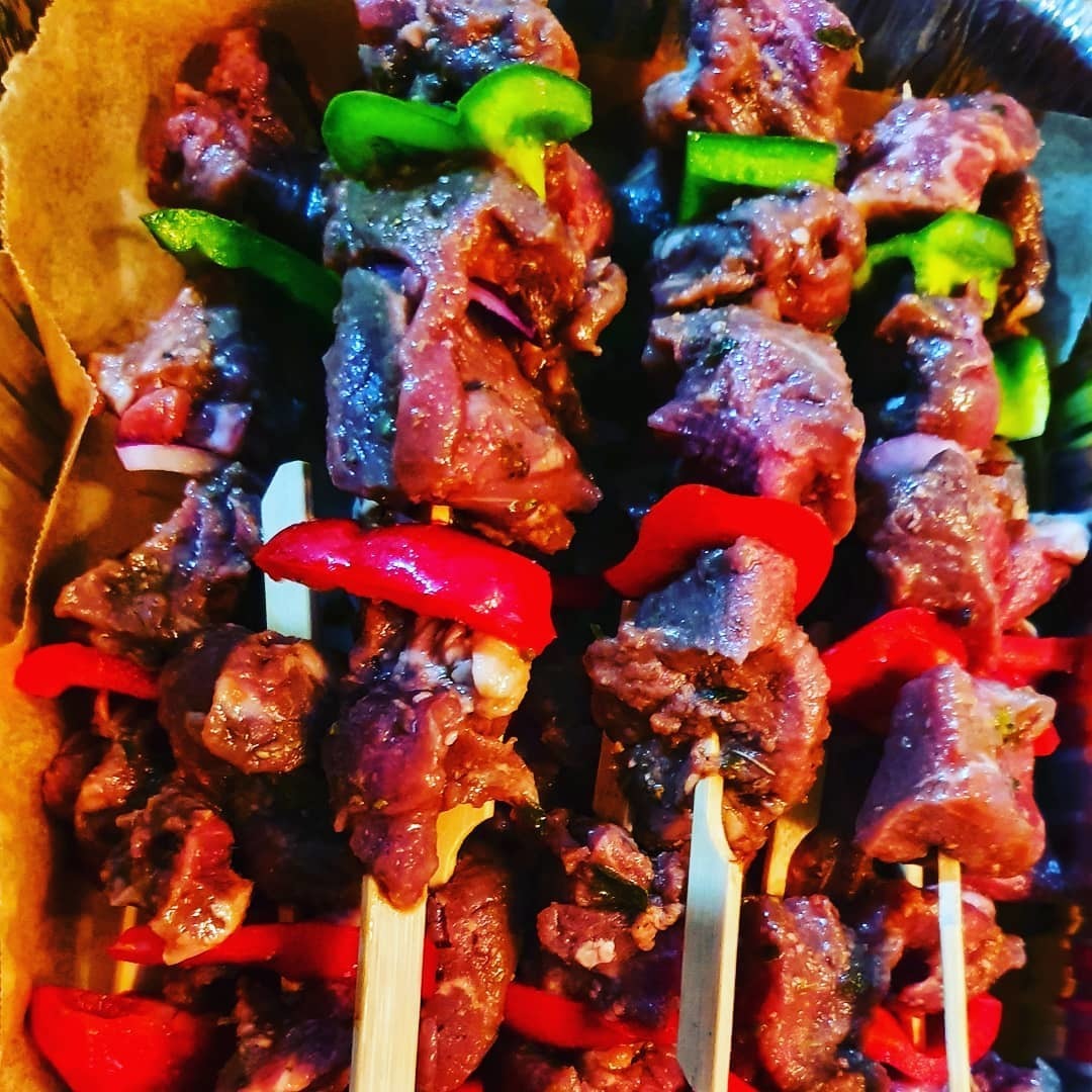 Marinated Beef Skewers