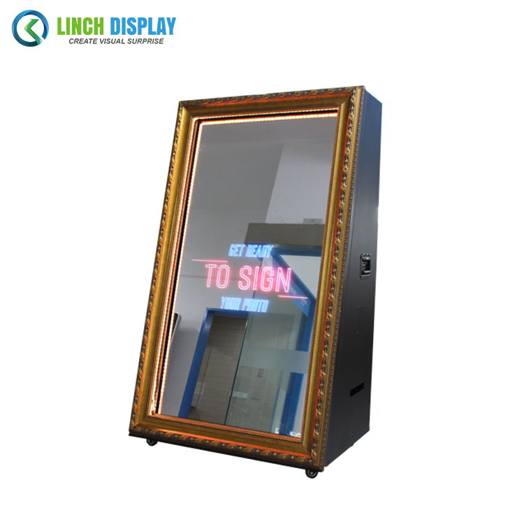 Metal Shell Mirror Photo Booth