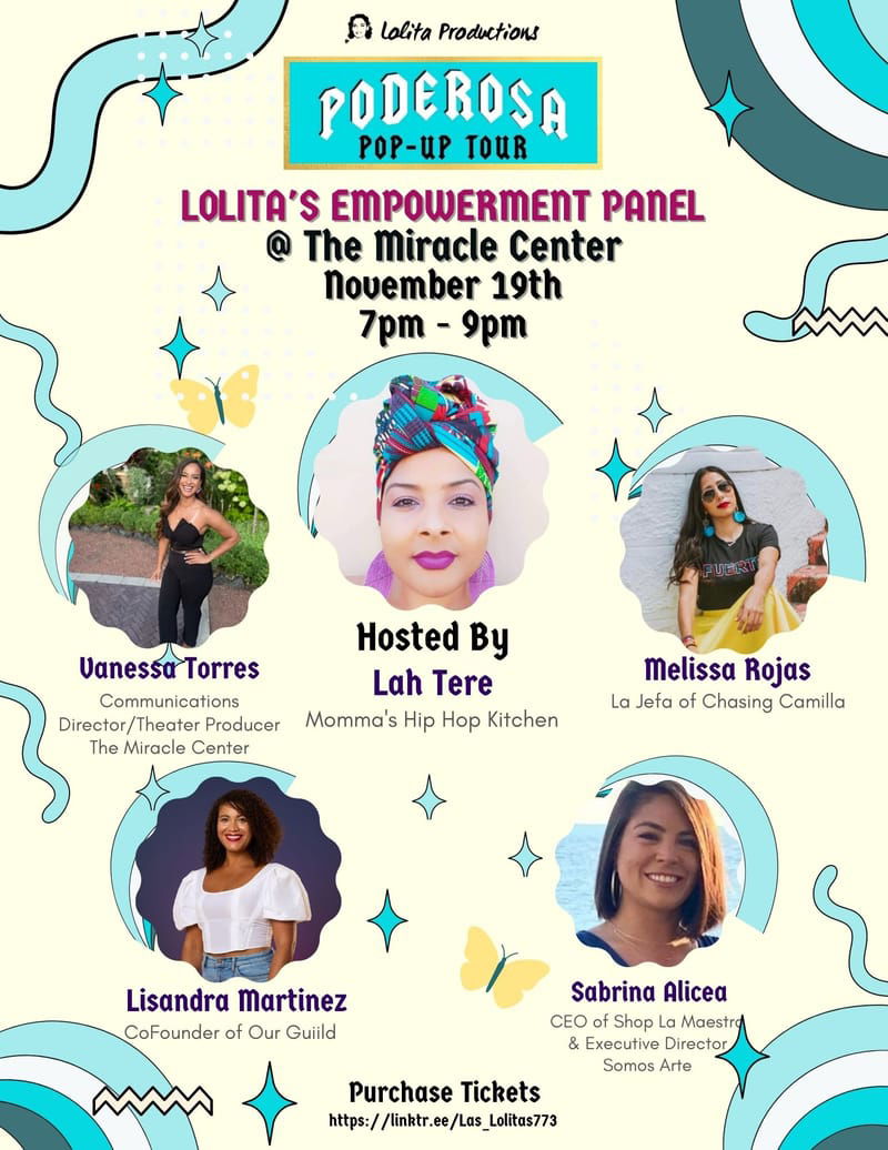 The Poderosa Tour Chicago - Lolita's Empowerment Panel