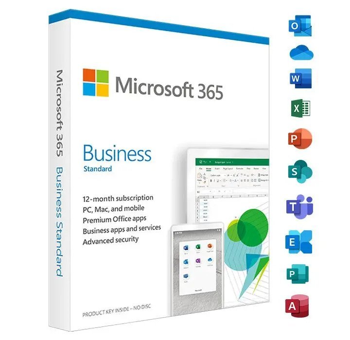 Microsoft 365 Business Standard Licença 1 Ano