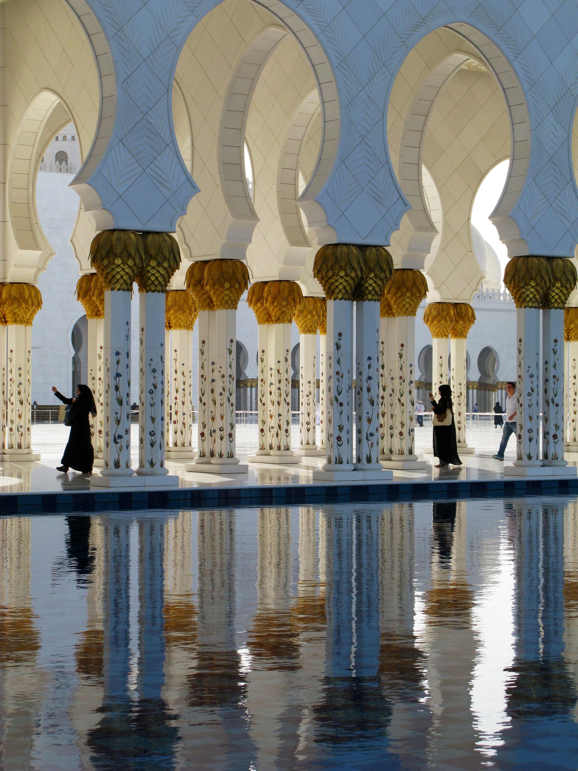 La grande mosquée d'Abu Dhabi