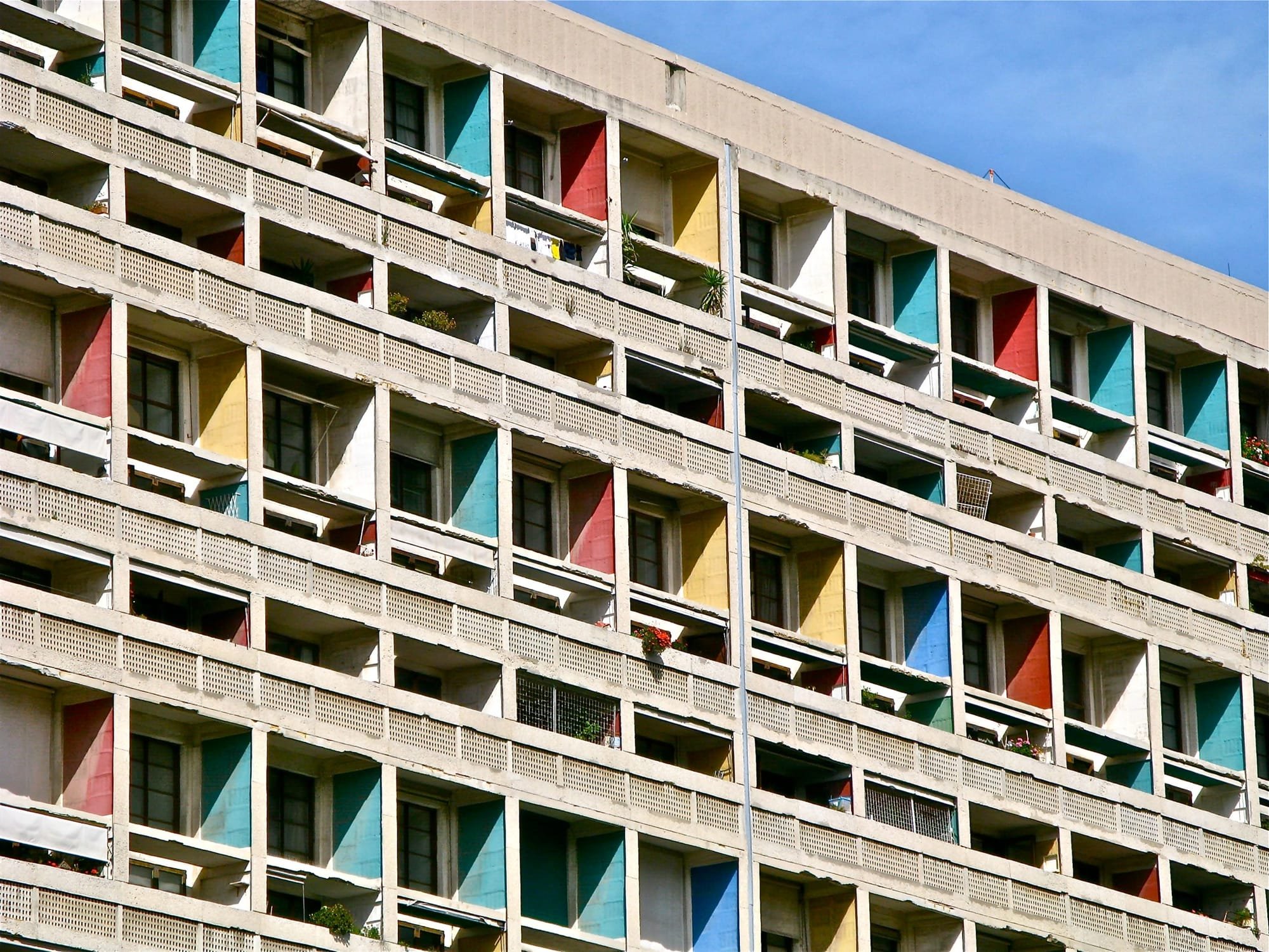La Cité radieuse Le Corbusier à Marseille (France)