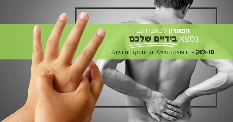 קורס סו-ג'וק בסיסי בחיפה - סודות הבריאות בכפות הידיים